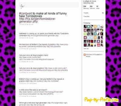 Twitter Background Size on Pink Cheetah Twitter Backgrounds Pimp My Profile Images Image Size